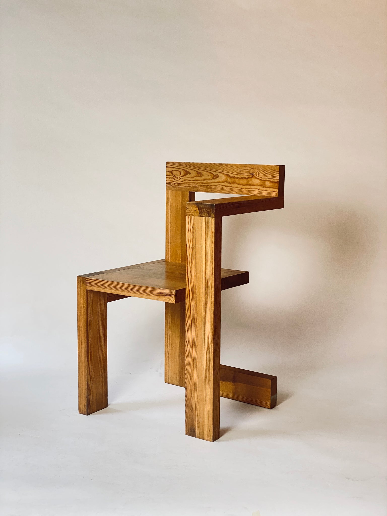 Steltman-style Solid Pine Chair