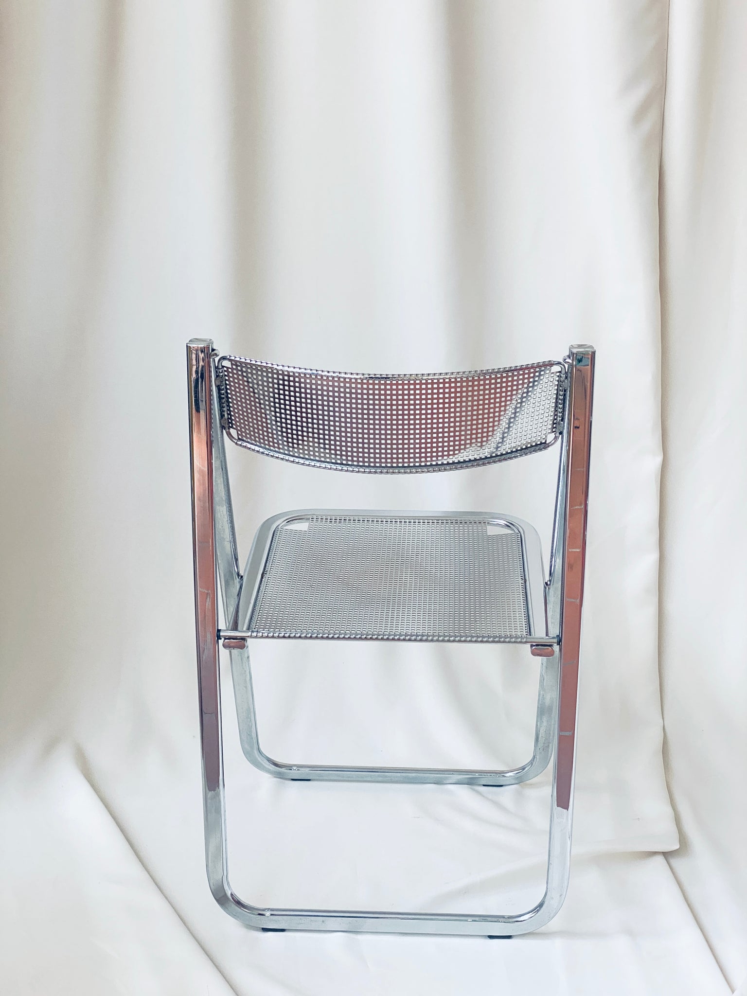 Chrome Folding Chair, Arrben “Tamara”, Italy