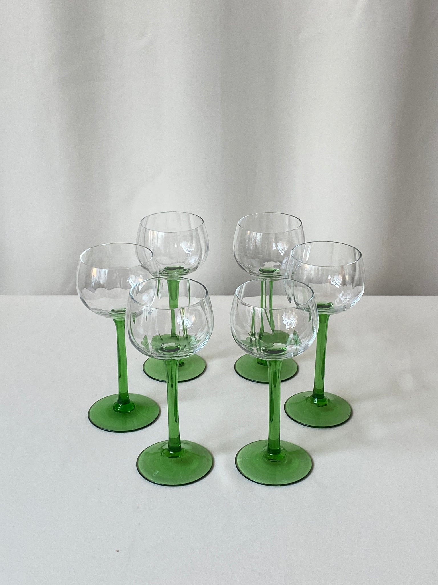 Art Deco Wine Glass, Set of 6