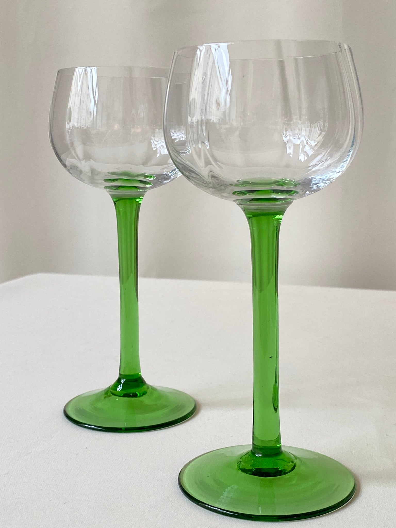 Art Deco Wine Glass, Set of 6