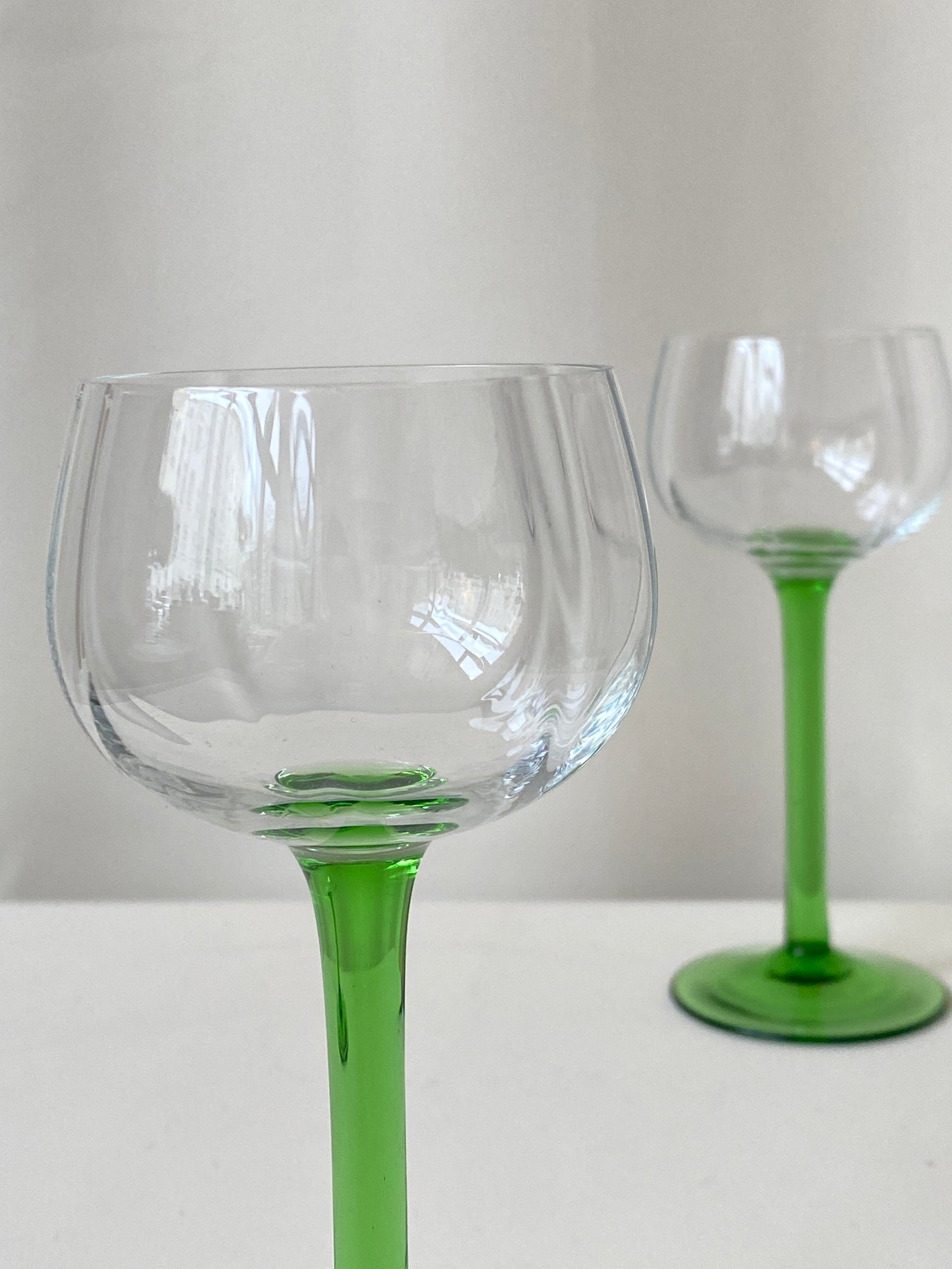 Art Deco Wine Glass, Set of 6
