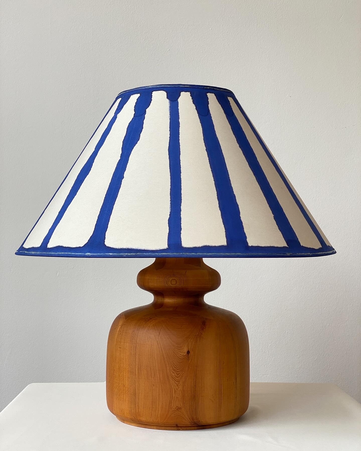 Solid Pine Table Lamp, AB Ellysett