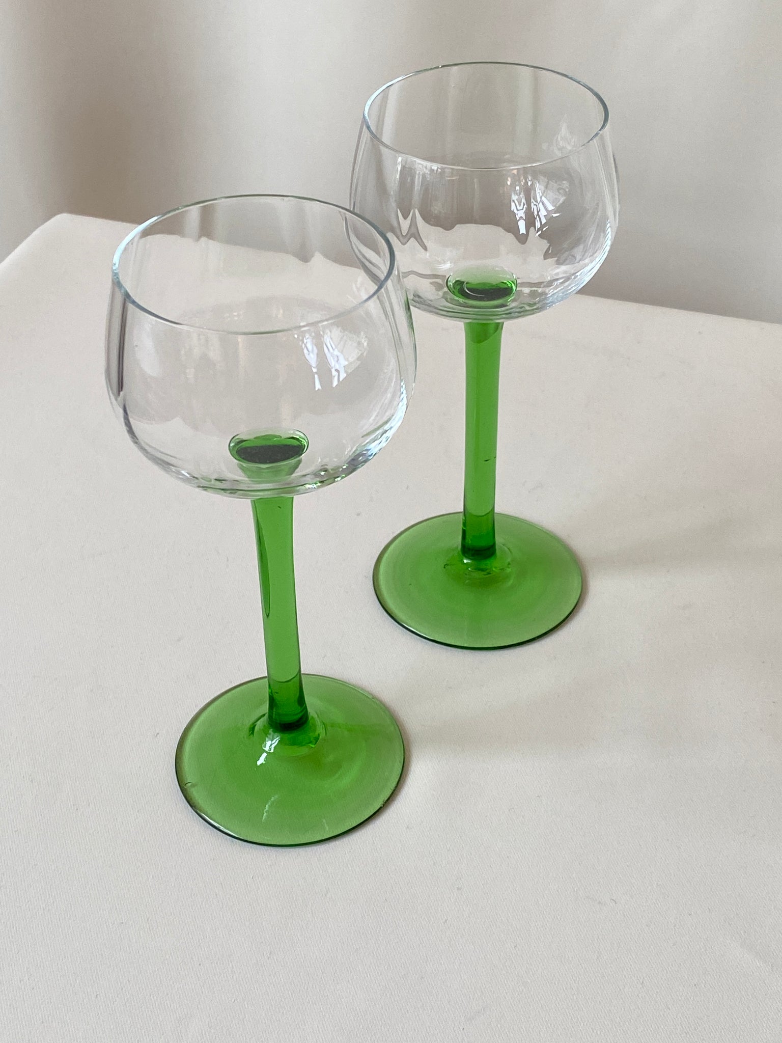 Art Deco Wine Glass, Set of 6