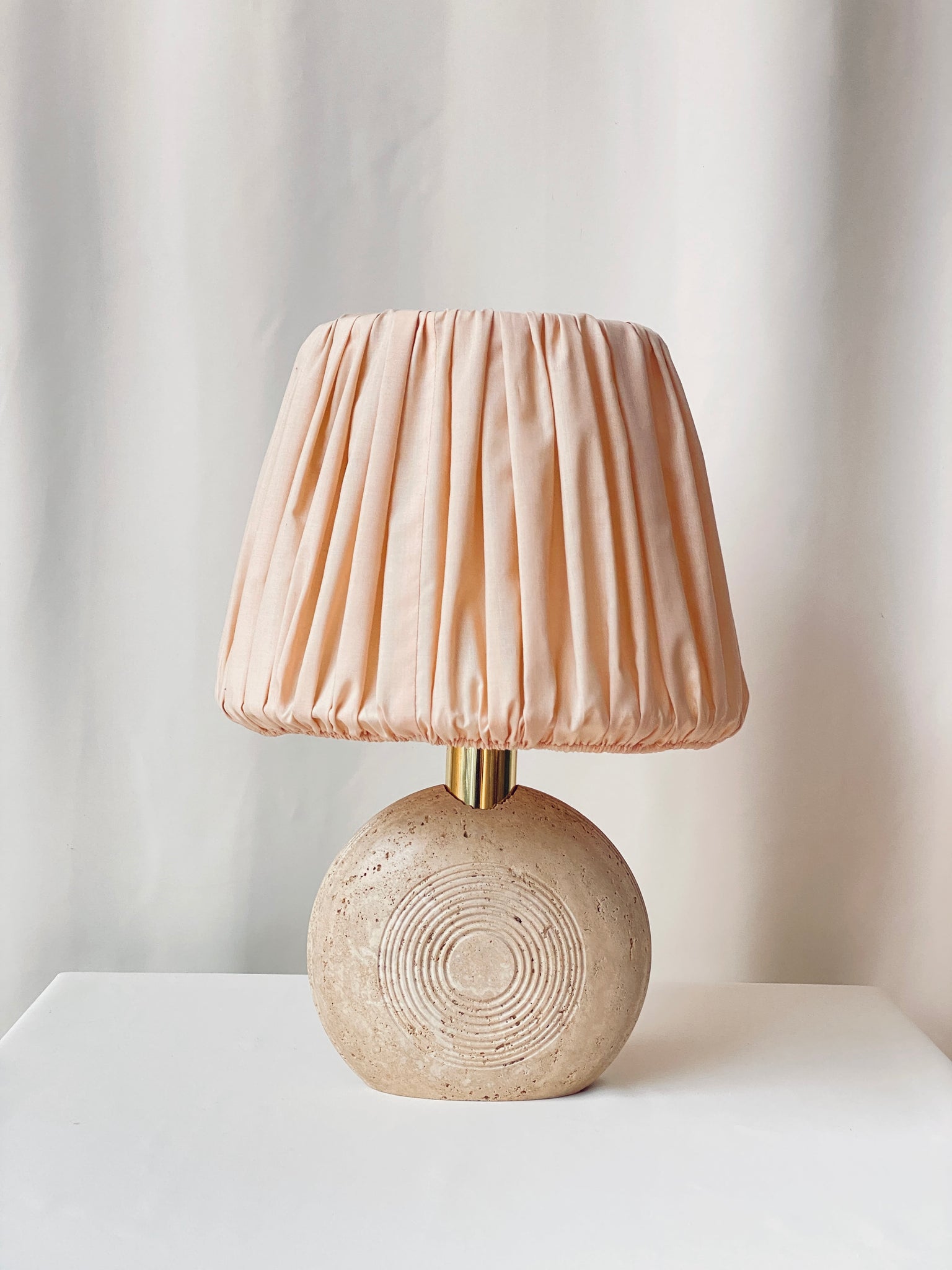 Travertine Table Lamp