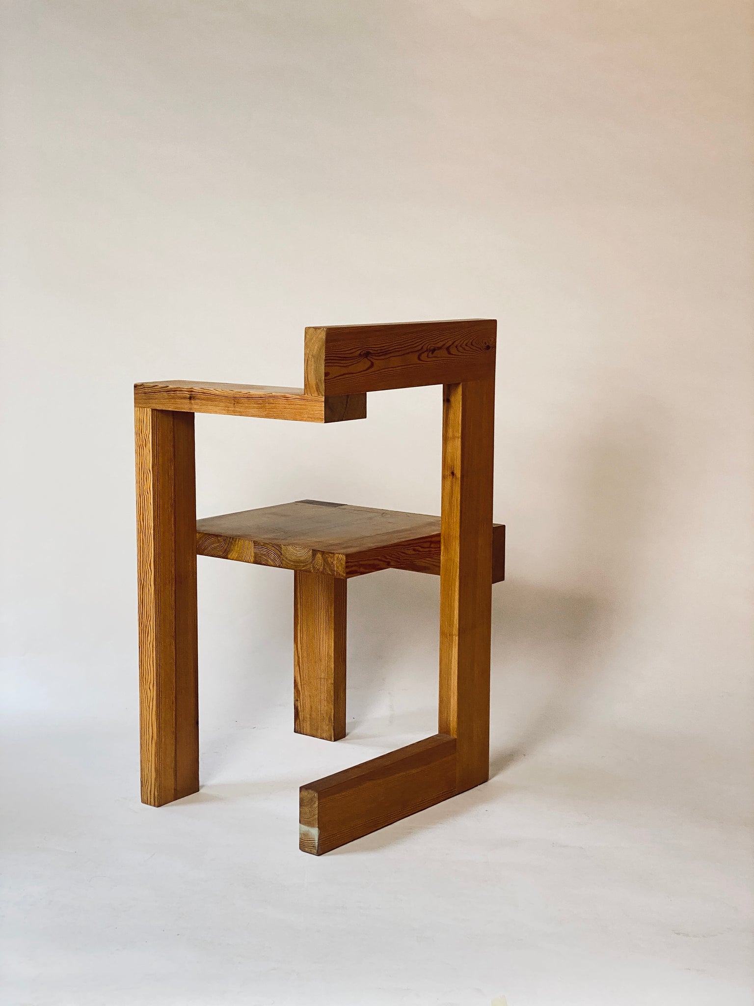 Steltman-style Solid Pine Chair