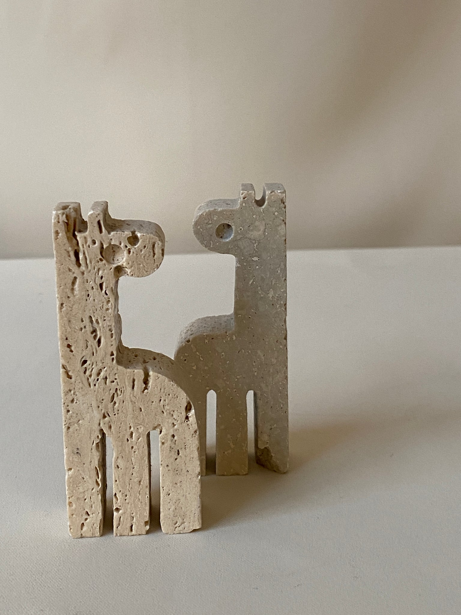 Travertine Giraffe, Enzo Mari / Fratelli Mannelli