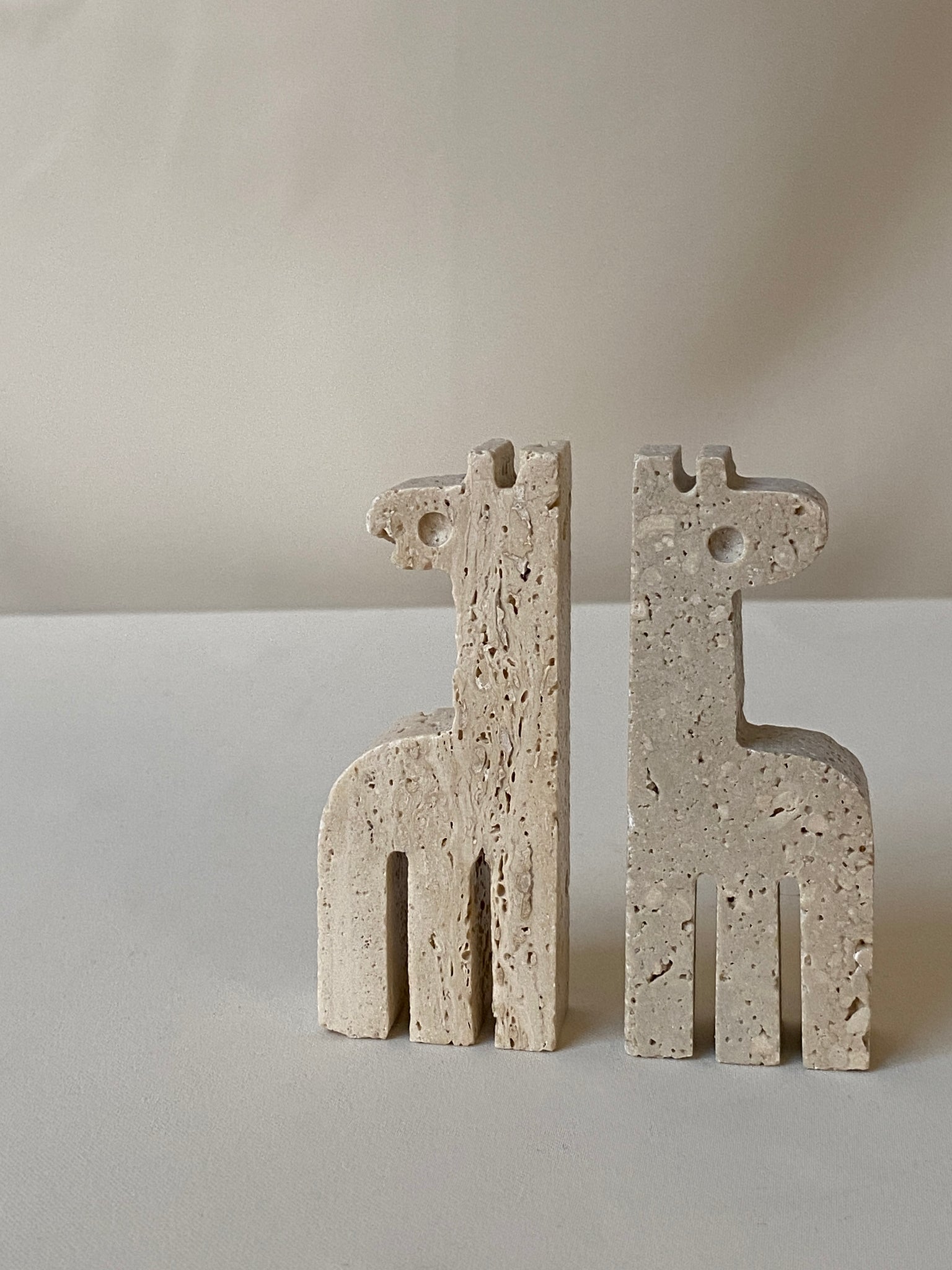 Travertine Giraffe, Enzo Mari / Fratelli Mannelli