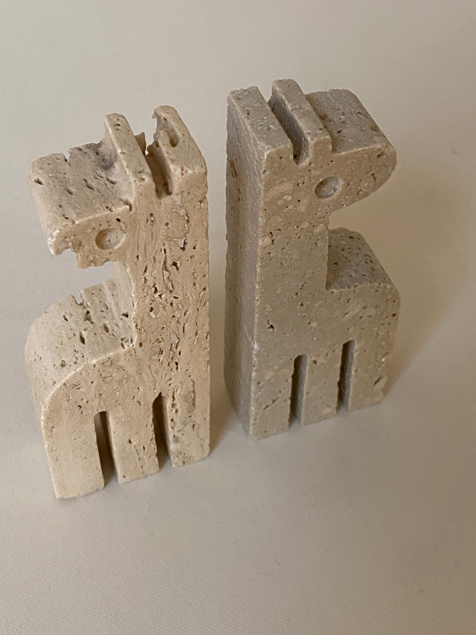 Travertine Giraffe, Enzo Mari / Fratelli Mannelli