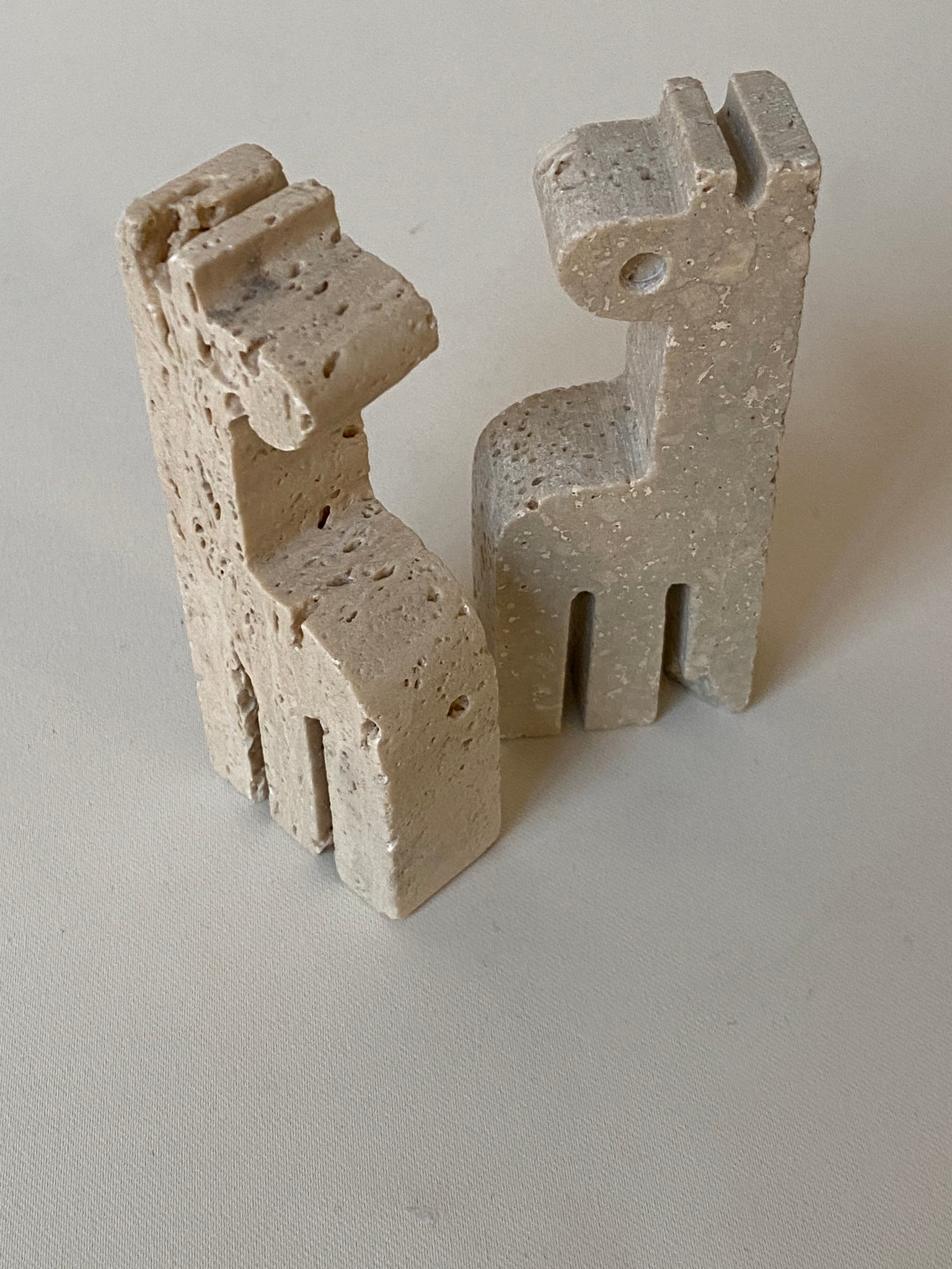 Travertine Giraffe, Enzo Mari / Fratelli Mannelli