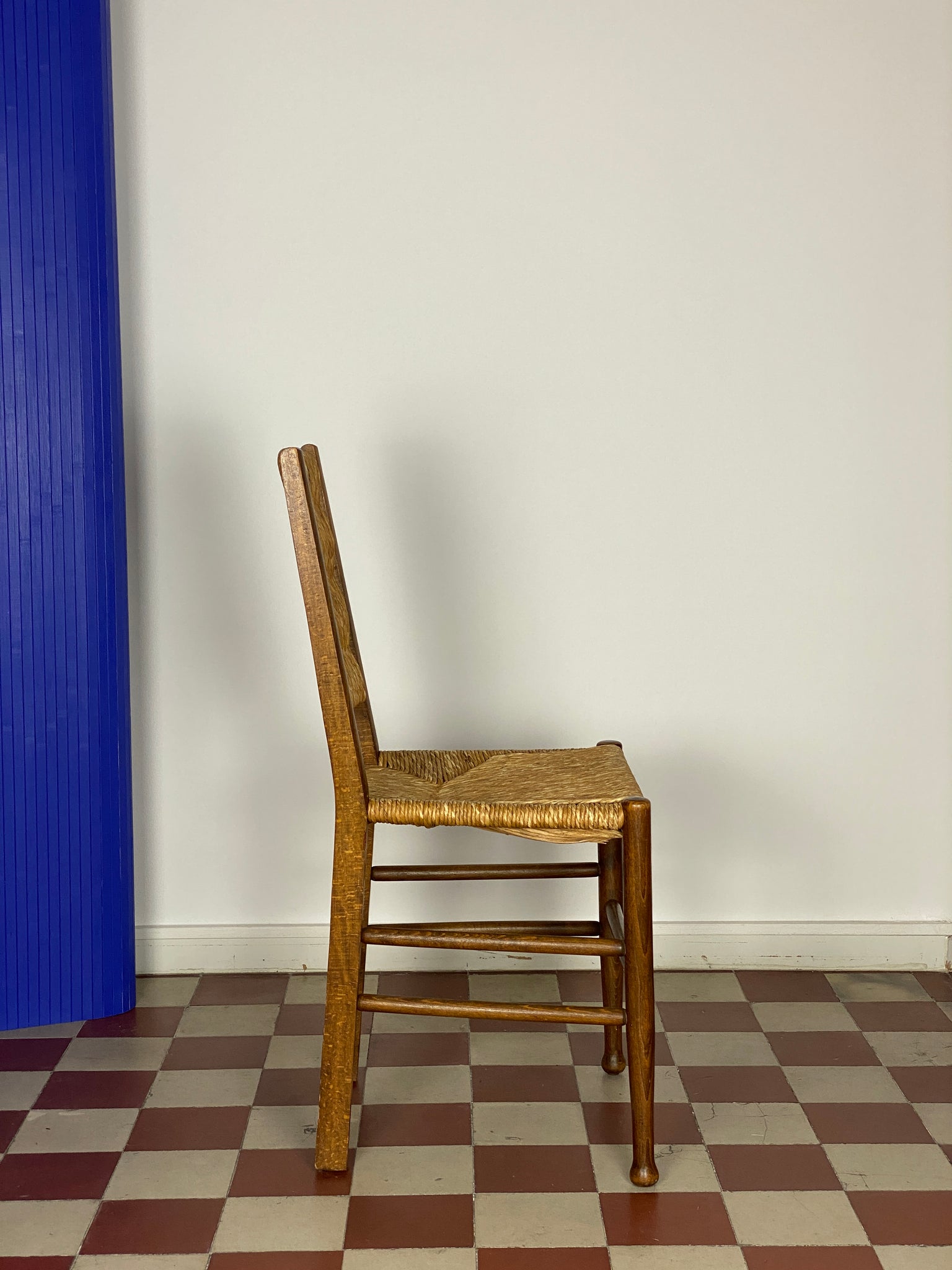 White Oak Woven Rush Side Chairs, Vintage Charlotte Perriand Style Chair,  Nonna Dining Chair in Natural – House of Léon